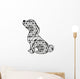 Dog Mandala Wall Decal