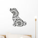 Dog Mandala Wall Decal