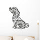 Dog Mandala Wall Decal
