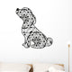 Dog Mandala Wall Decal