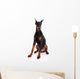 Black and Brown Doberman Wall Decal