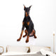 Black and Brown Doberman Wall Decal