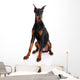 Black and Brown Doberman Wall Decal
