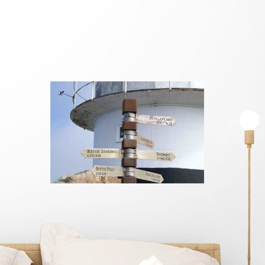 Wegweiser Am Kap Wall Decal