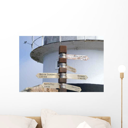 Wegweiser Am Kap Wall Decal