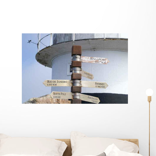 Wegweiser Am Kap Wall Decal