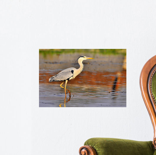 Airone Heron Wall Decal Design 3