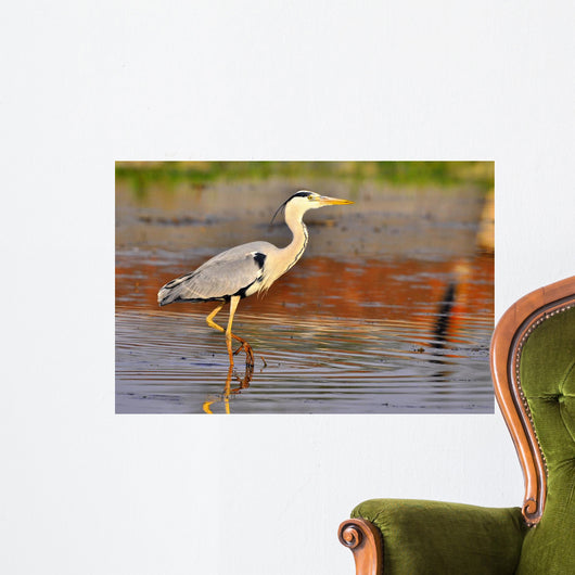Airone Heron Wall Decal Design 3