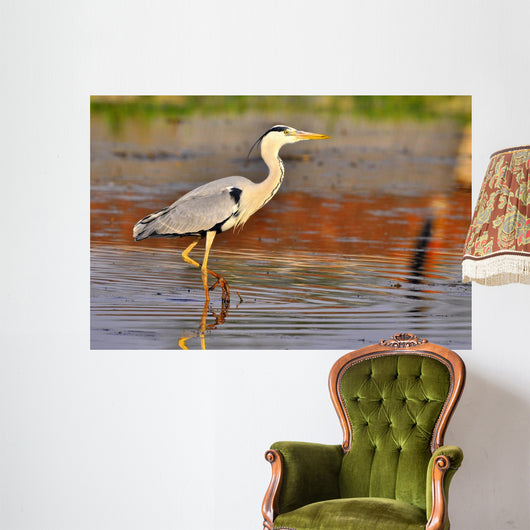 Airone Heron Wall Decal Design 3