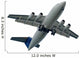 Flying Airplane Wall Decal