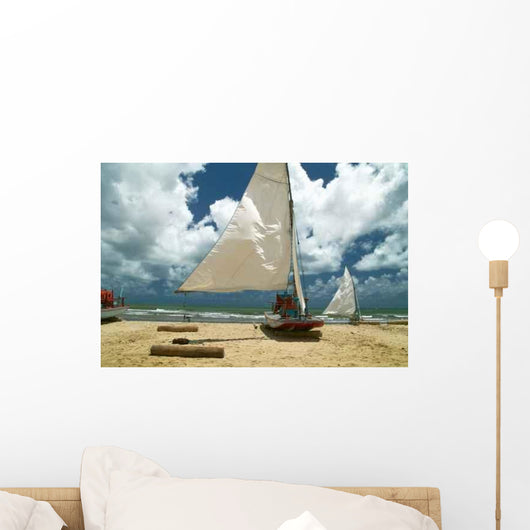 Fishermen's Sailing Boats Wall Decal