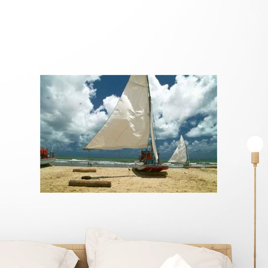 Fishermen's Sailing Boats Wall Decal
