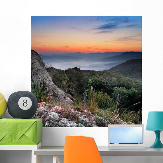 Mountains Wall Decal Design 2