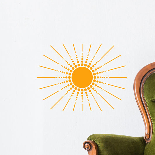Sun Wall Decal Design 5