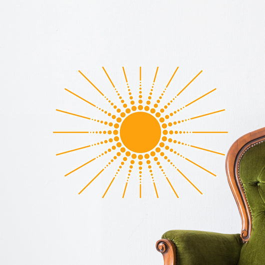 Sun Wall Decal Design 5