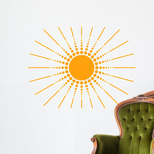 Sun Wall Decal Design 5