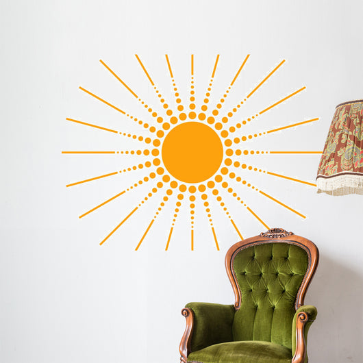 Sun Wall Decal Design 5