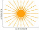 Sun Wall Decal Design 5