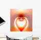 Glowing Heart Wall Decal