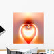 Glowing Heart Wall Decal