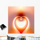 Glowing Heart Wall Decal