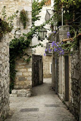 Budva Old Town Street Wall Decal