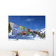 Tibetan Flag Snowy Himalayas Wall Decal