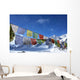 Tibetan Flag Snowy Himalayas Wall Decal
