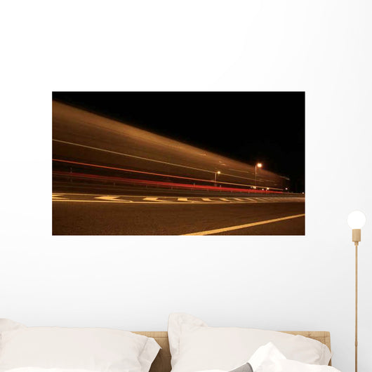 Truck High Speed Highway Wall Decal