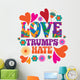 Love Trumps Hate Wall Decal
