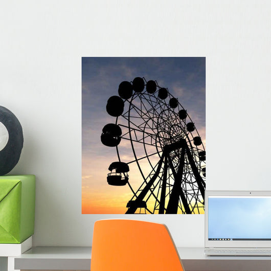 Ferris Wheel Wall Decal Design 2