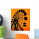 Ferris Wheel Wall Decal Design 1