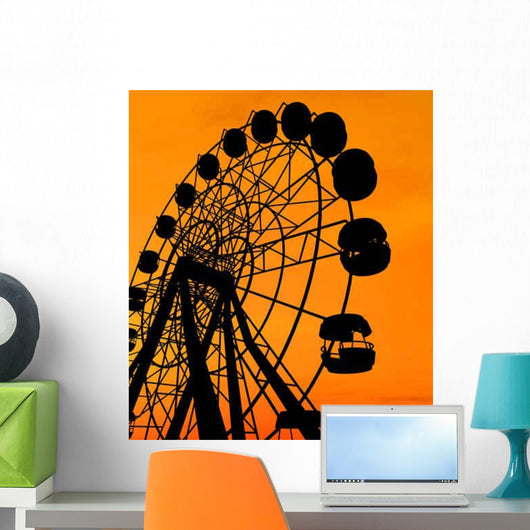 Ferris Wheel Wall Decal Design 1