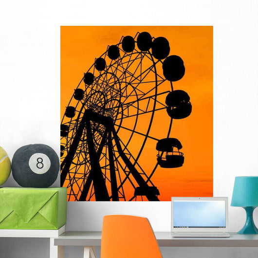 Ferris Wheel Wall Decal Design 1