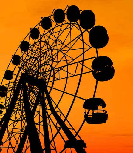Ferris Wheel Wall Decal Design 1