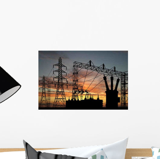 Transformer Orange Sky Wall Decal