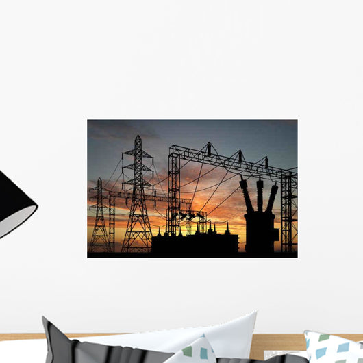 Transformer Orange Sky Wall Decal