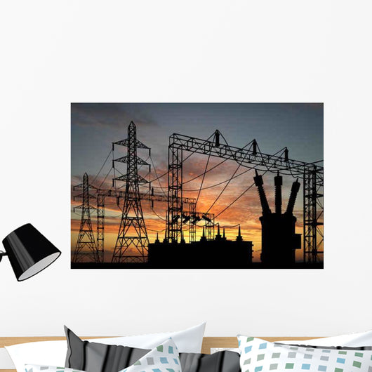 Transformer Orange Sky Wall Decal