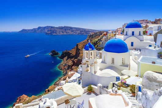 Beautiful Oia Town Santorini Wall Decal