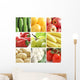 Fresh Vegetables Paper Bag Wall Decal