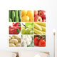 Fresh Vegetables Paper Bag Wall Decal