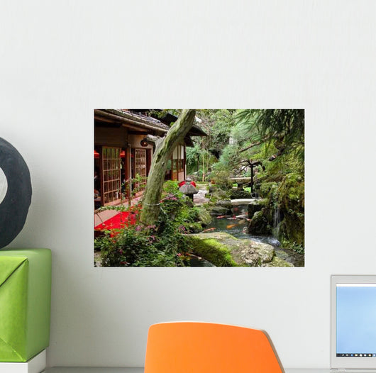 Japanese Garden Wall Decal Design 1