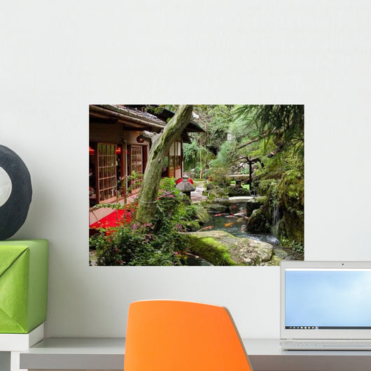 Japanese Garden Wall Decal Design 1