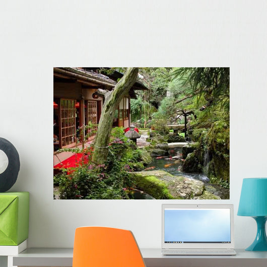 Japanese Garden Wall Decal Design 1