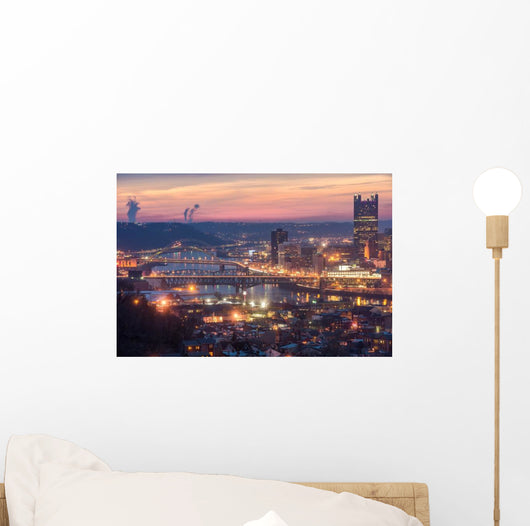 Looking down Monongahela Wall Decal