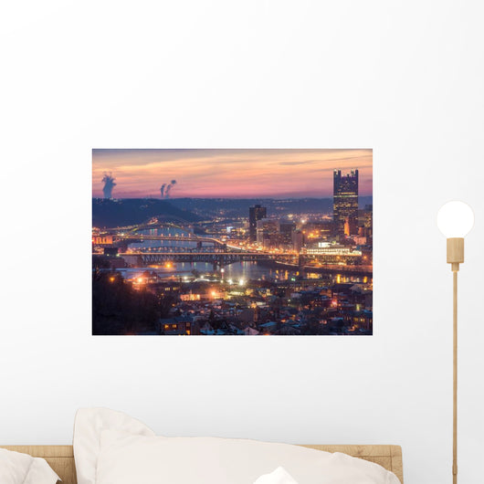 Looking down Monongahela Wall Decal