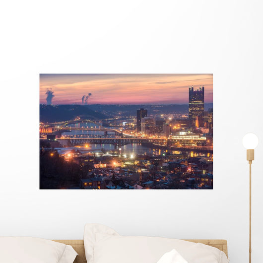 Looking down Monongahela Wall Decal