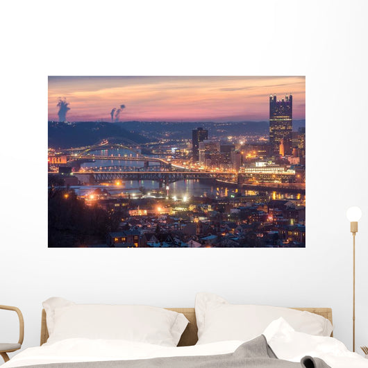 Looking down Monongahela Wall Decal