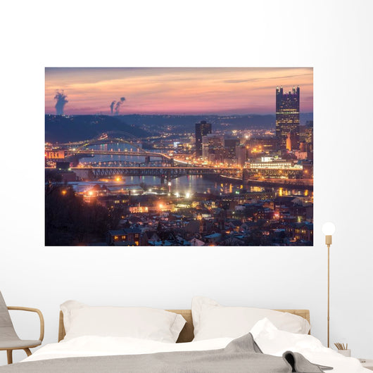 Looking down Monongahela Wall Decal