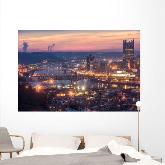 Looking down Monongahela Wall Decal